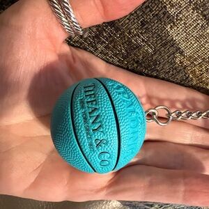 Tiffany & Co. Turquoise Basketball Keyring